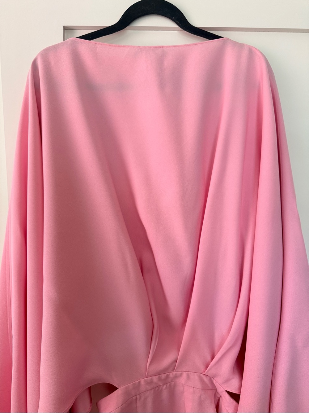 Pink Long-Sleeve Formal Eolia Gown Taller Marmo - Picture 7 of 9